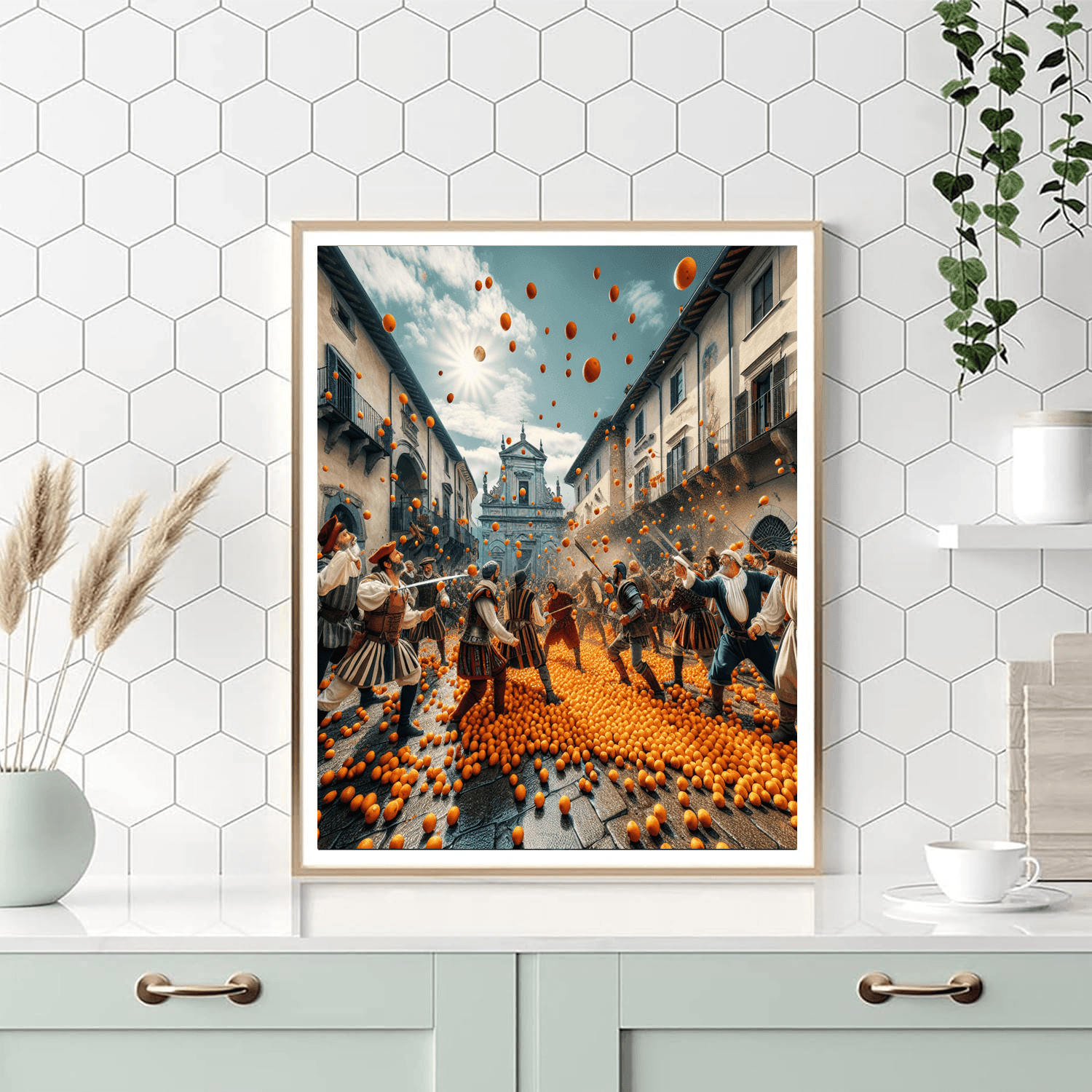 Carnevale Di Ivrea - Ivrea Paint By Numbers Art