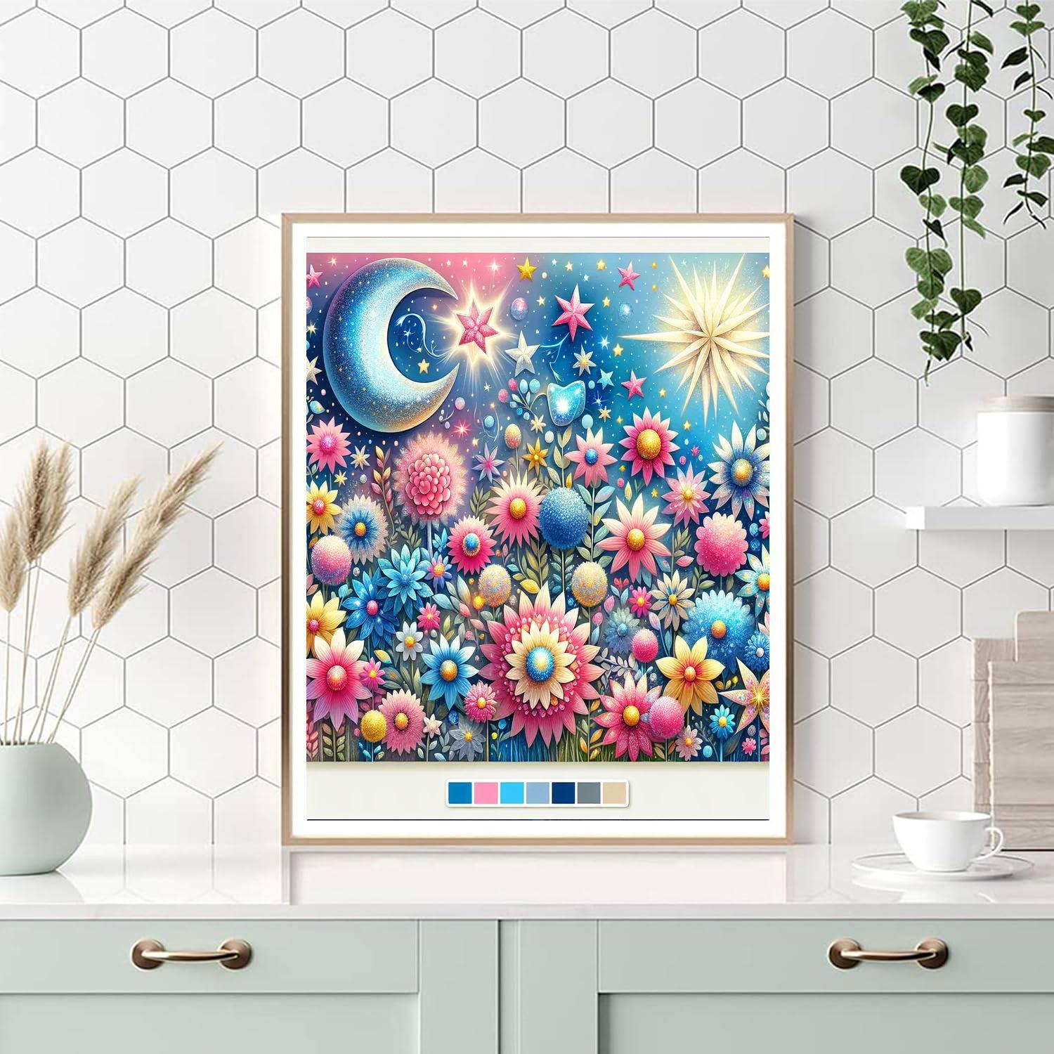 Celestial Garden Dreamscape Paint By Color