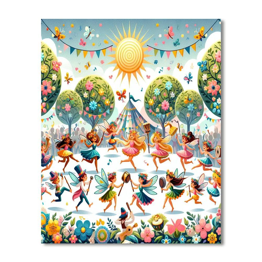 Funky Fairy Festival Painting By Numbers Kit