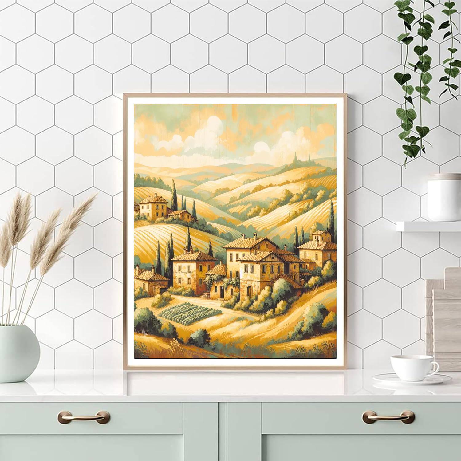 Tuscan Harmony Paint By Numbers Art