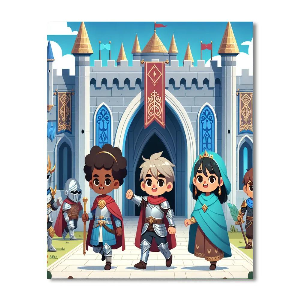 Castle Of Legends Adventure Paint By Number