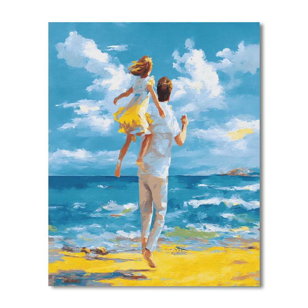 Adventures On The Beach DIY Paint By Numbers