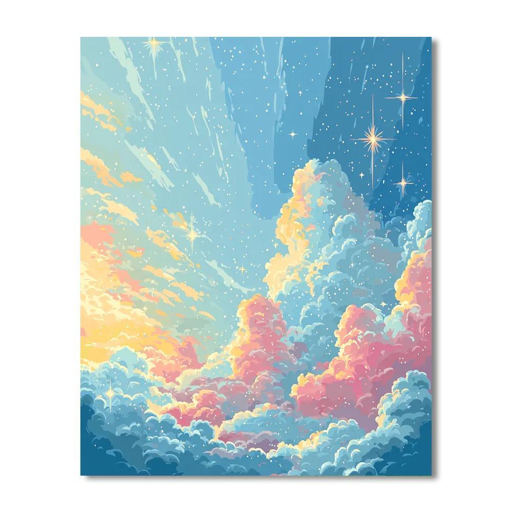 Michelangelo Inspired Celestial Tranquility  Paint By Numbers Kits