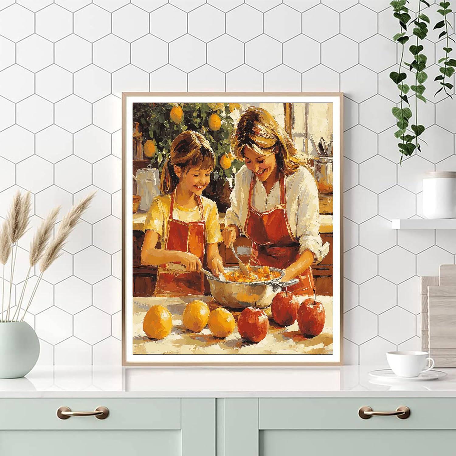 Mom's Little Chef Painting By Numbers Kit
