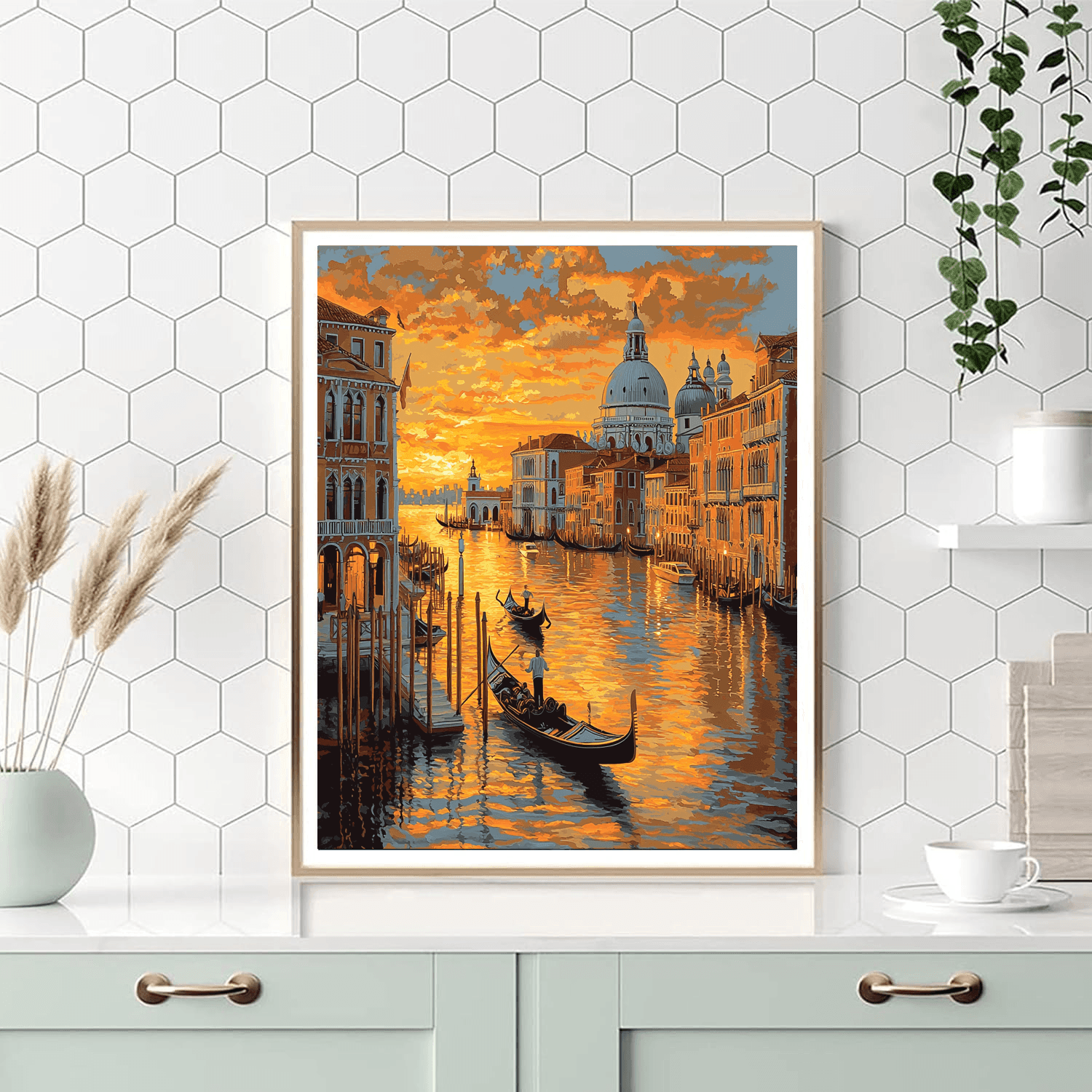 Canaletto Inspired Timeless Architecture  Paint By Numbers Art