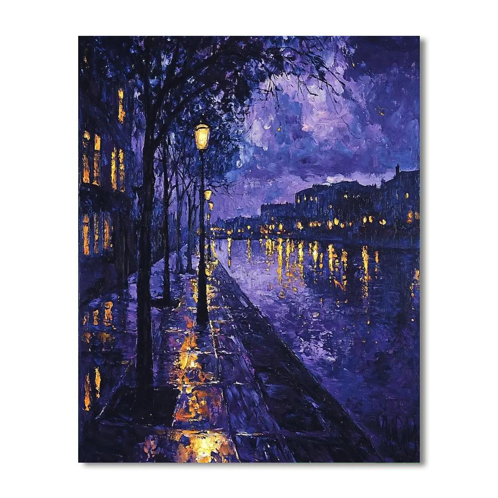 Edgar Degas Inspired Midnight Echoes  Paint By Numbers Kits