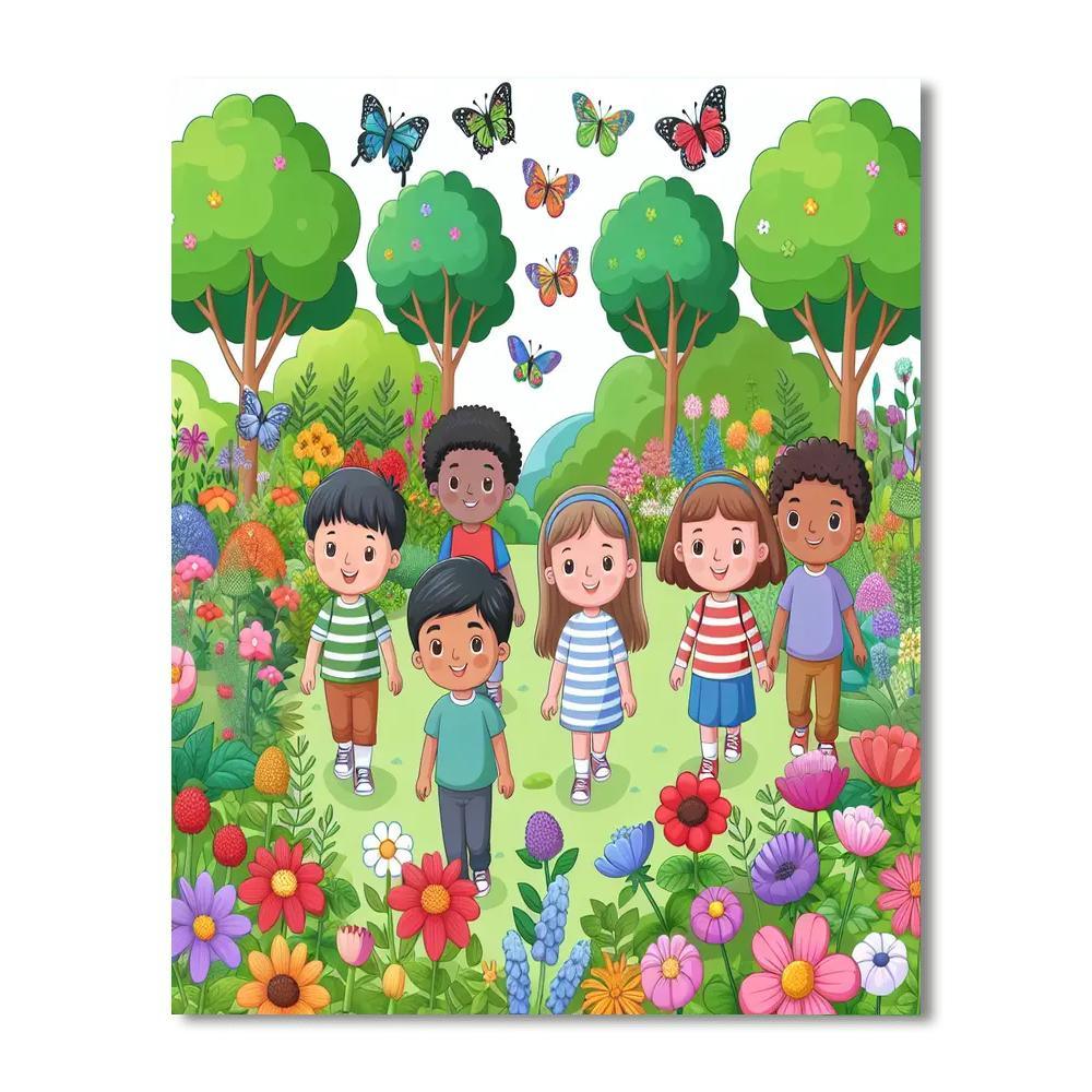 Botanical Gardens Journey Paint By Color