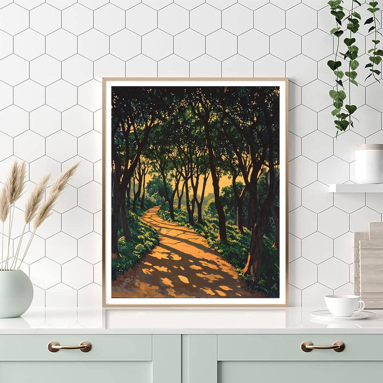 Nandalal Bose Inspired Whisper Of The Banyan  Painting Number Kit