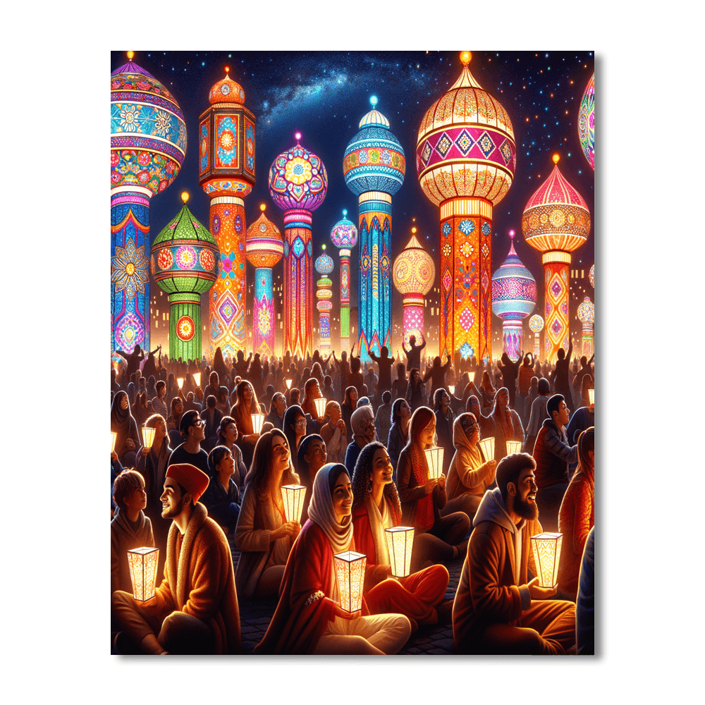Pampanga Giant Lantern Festival - Philippines Paint By Numbers Kits