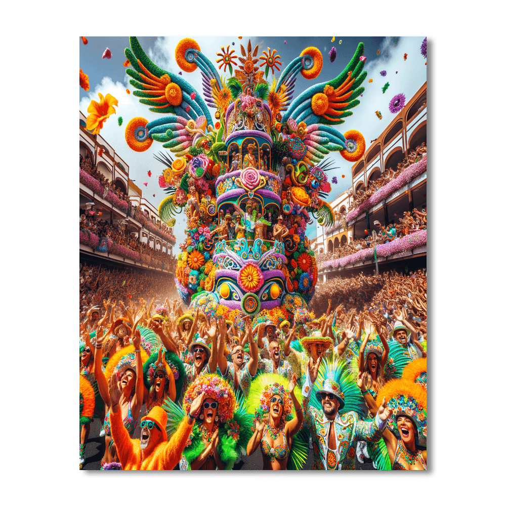 Canary Islands Carnival Paint By Numbers Kits