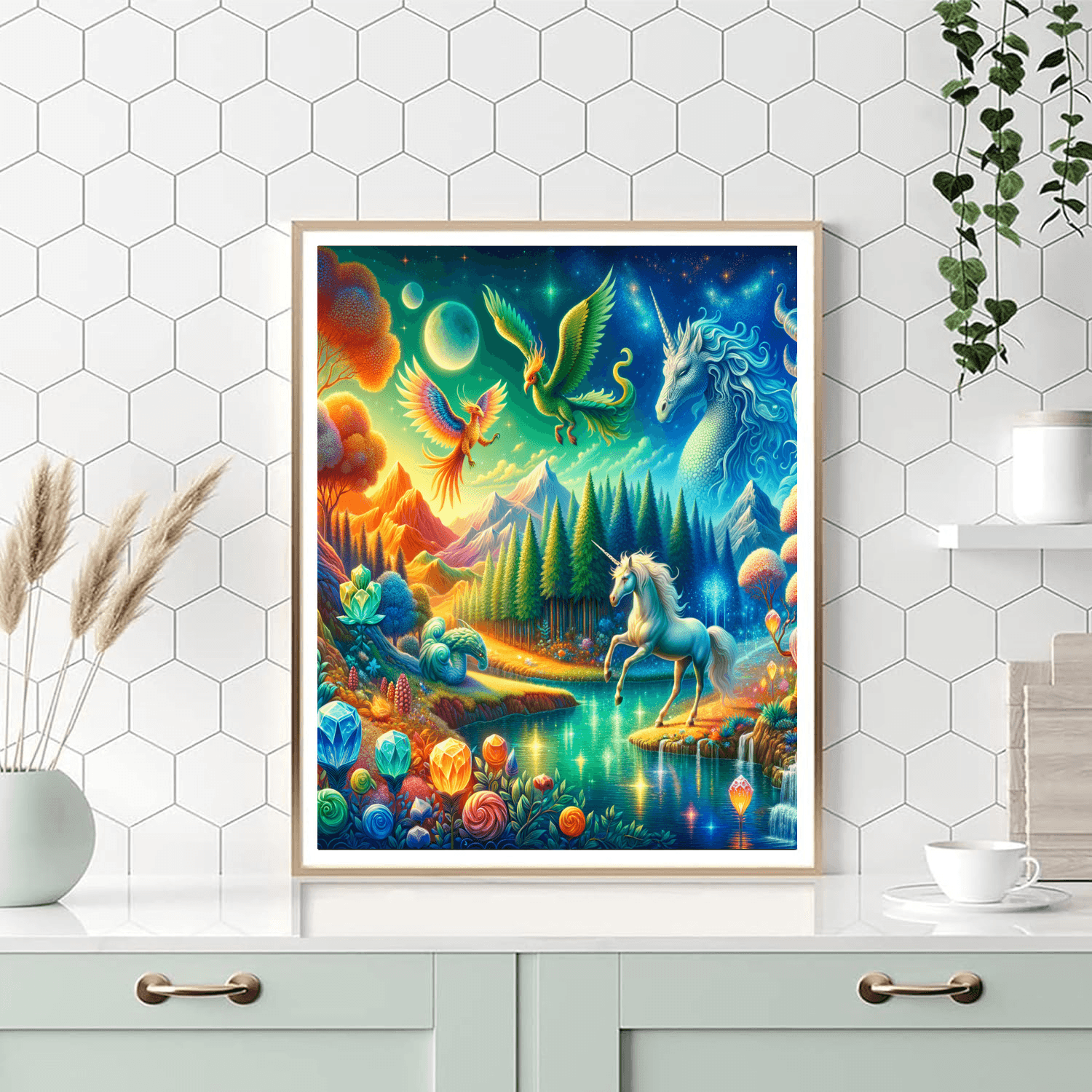 Fantasy Realm Enchantment Number Painting