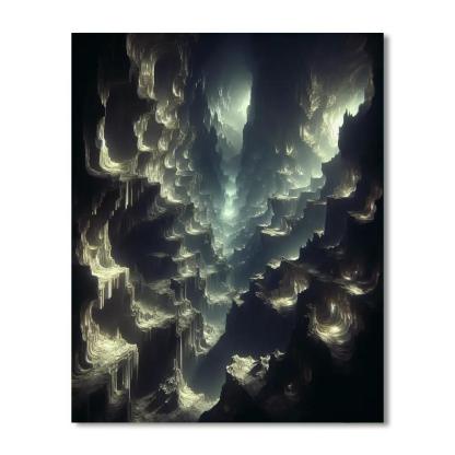 Mystic Cave Adventure Paint By Numbers Art