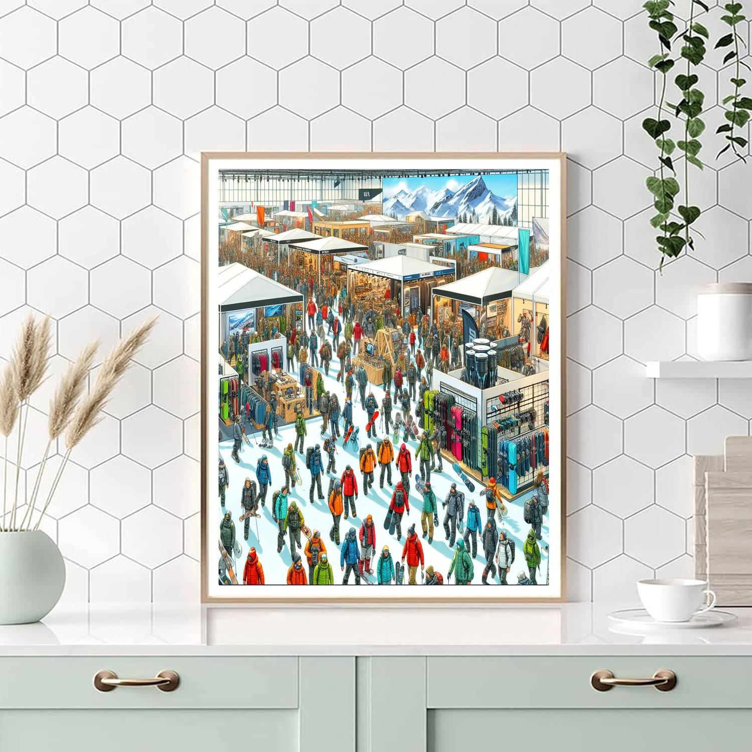 Outdoor Retailer Winter Market - Usa Paint By Numbers Art