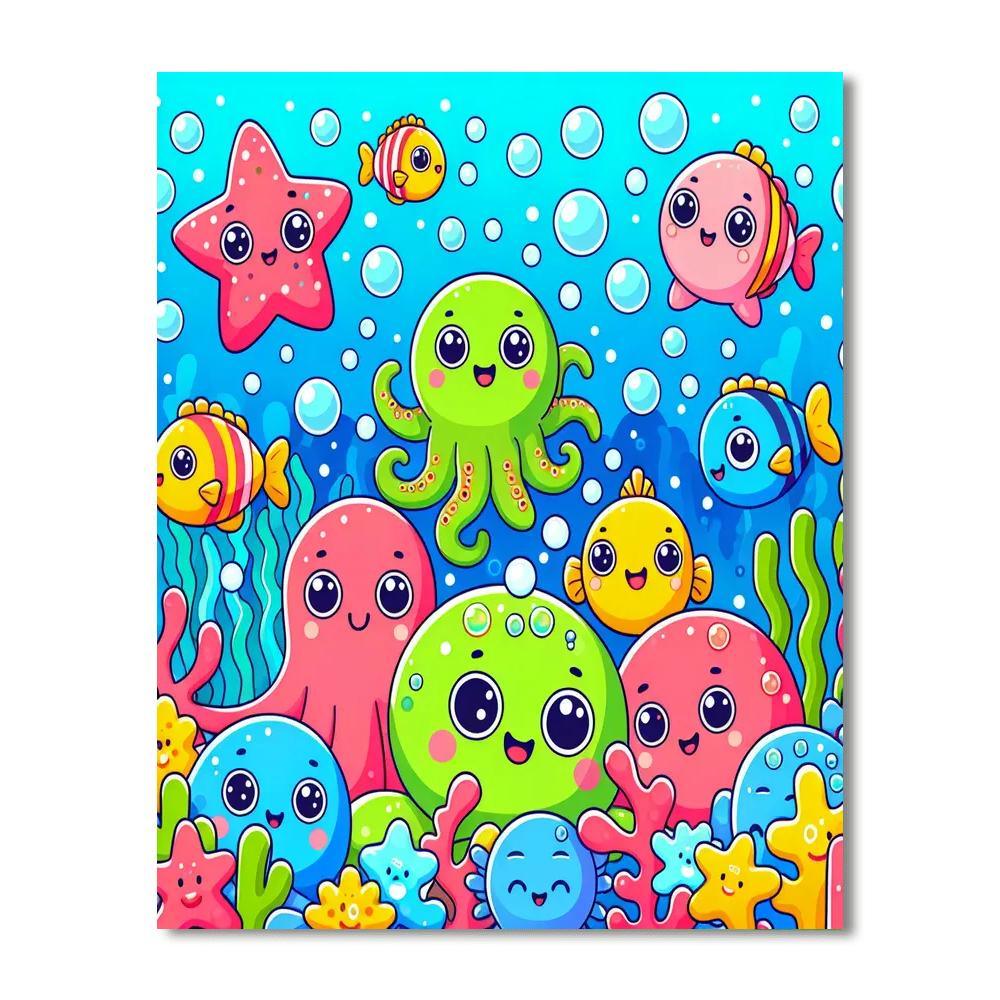 Under The Sea Fun Paint By Color