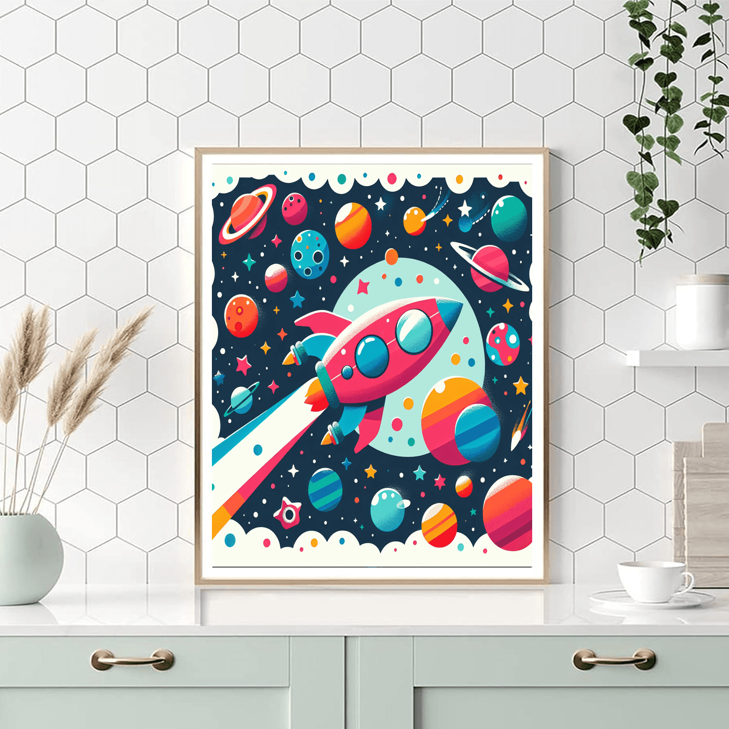 Galactic Adventure Quest Painting Number Kit