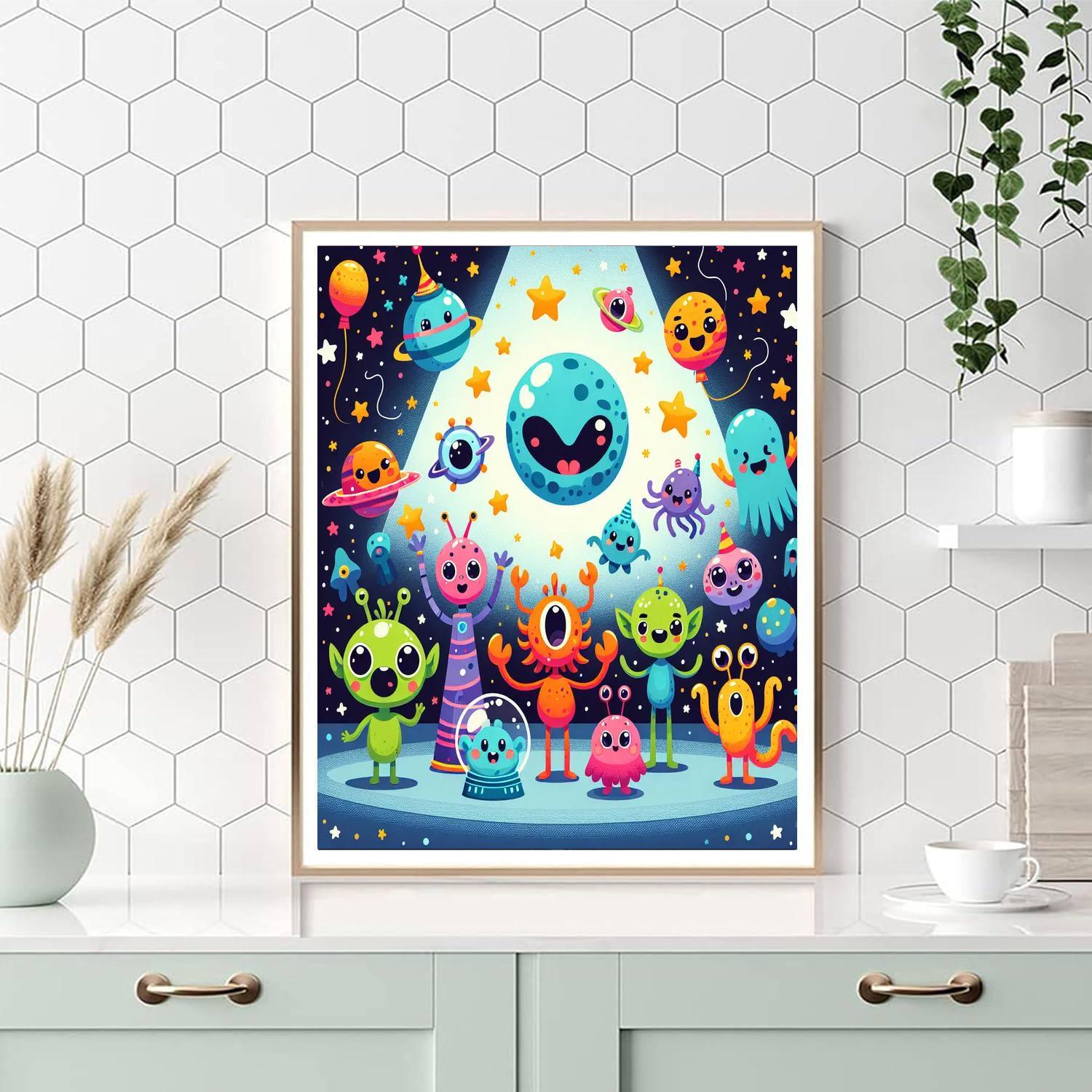 Galactic Gathering Paint By Color