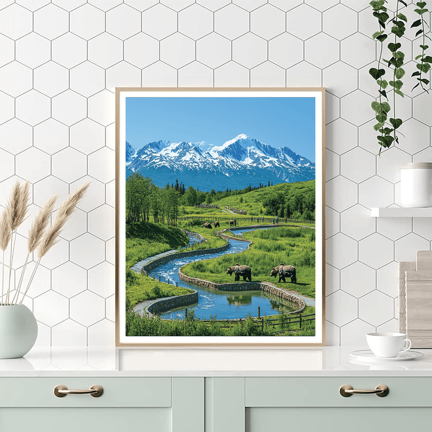 Alaskan Wildlife Conservation Center DIY Paint By Numbers