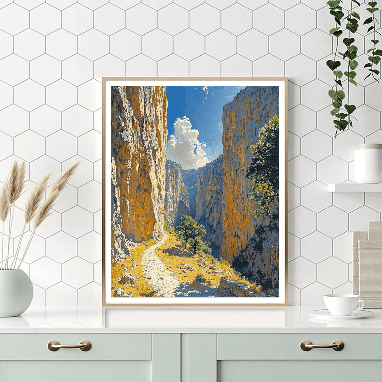 Samaria Gorge - Crete Numbered Painting Kits