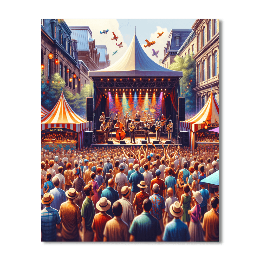 The Montreal International Jazz Festival Paint By Numbers