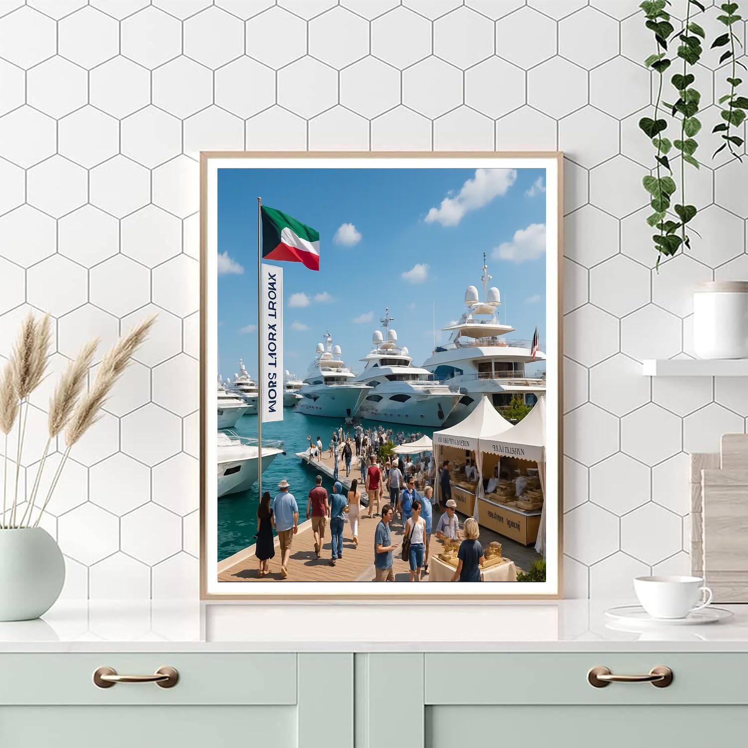 Kuwait Yacht Show Painting By Numbers Kit