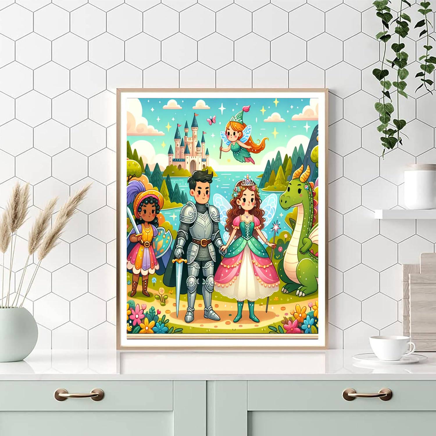 Adventurous Fairytale Quest Paint By Numbers