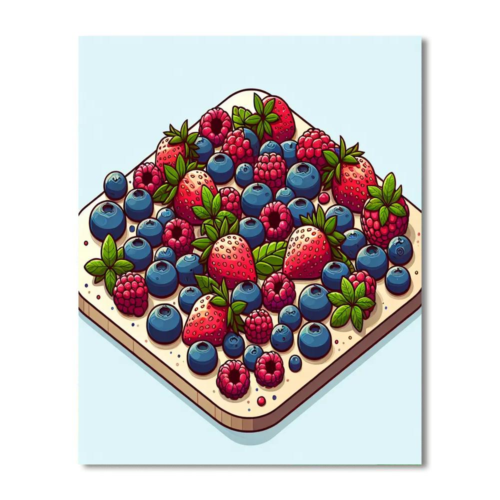 Bountiful Berries Paint By Numbers Kits