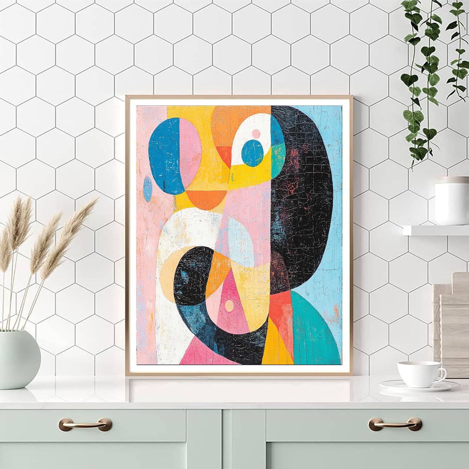 Paul Klee Inspired Breezy Fantasies  Numbered Painting Kits