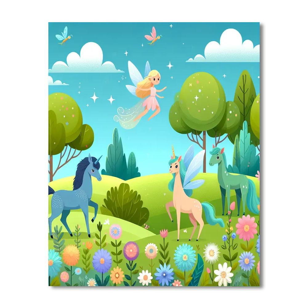 Mystical Meadow Mysteries Painting By Numbers Kit