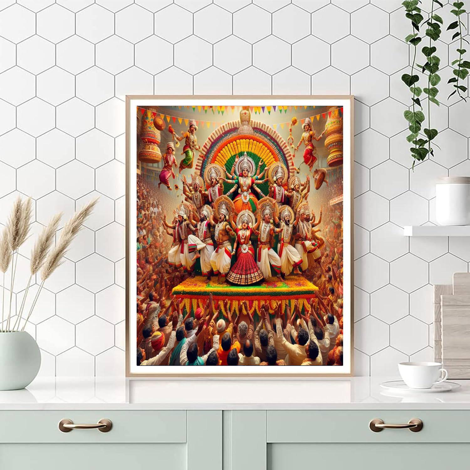 Karnataka Rajyotsava Painting Number Kit