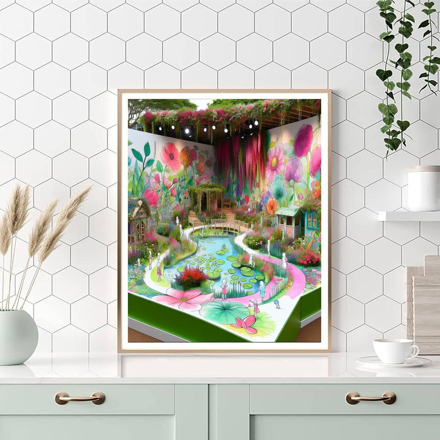 Tangled Garden Adventure Number Painting