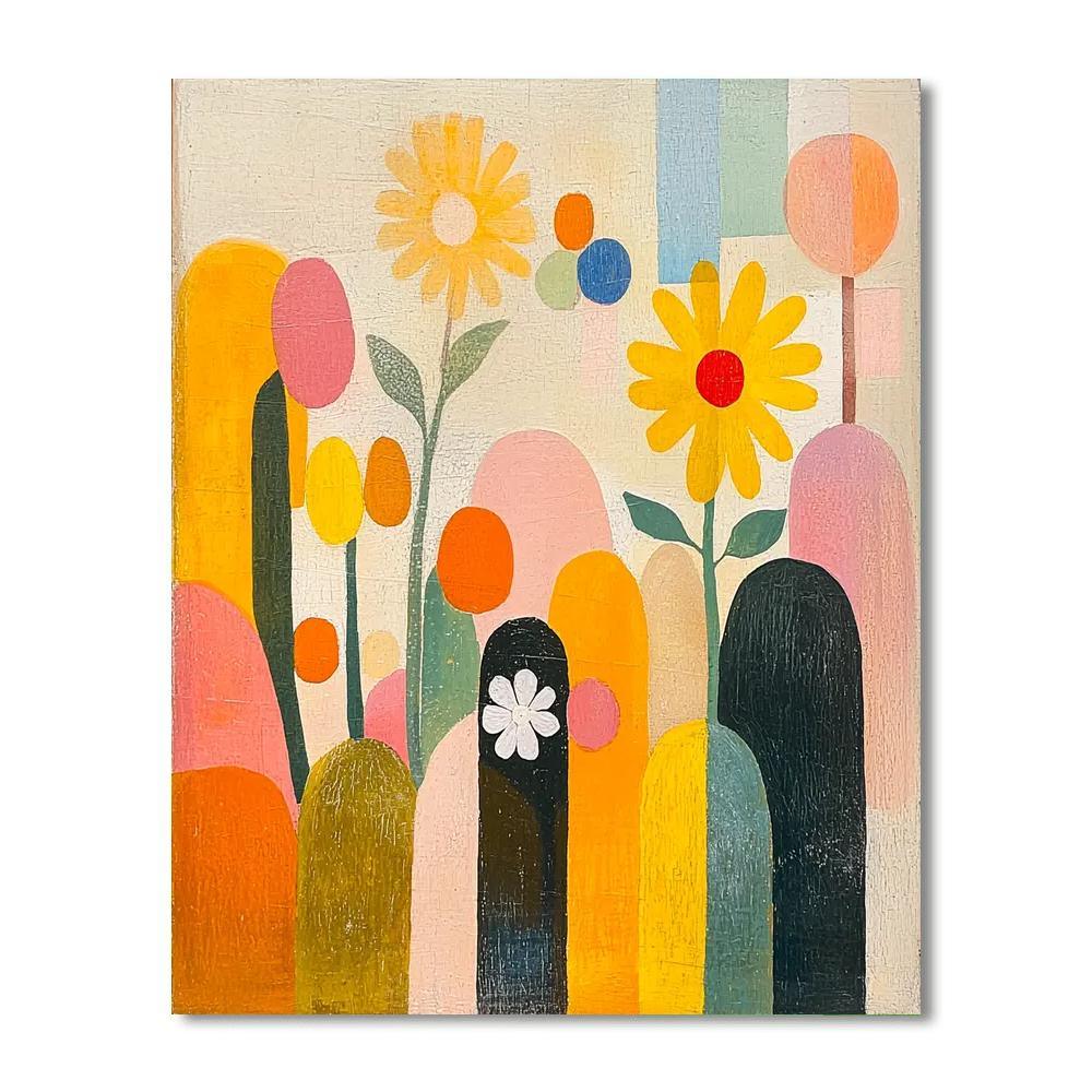 Paul Klee Inspired Abstract Joy  Numbered Painting Kits