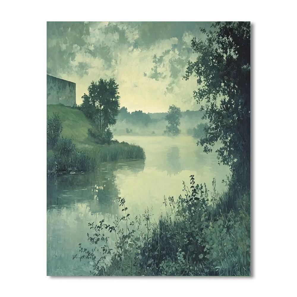 Edgar Degas Inspired Veil Of Fog  Paint By Numbers Kits