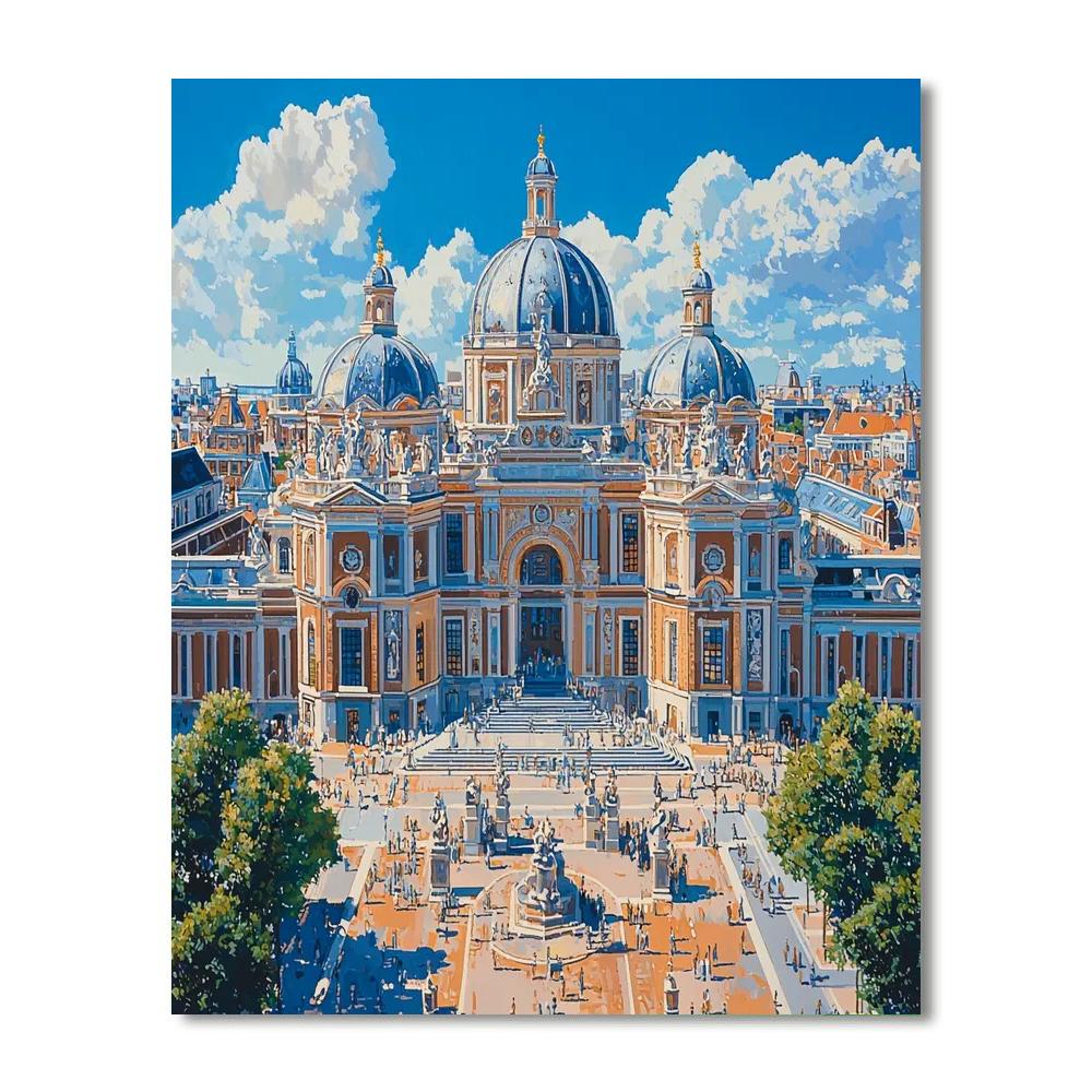 The Royal Palace Of Amsterdam Paint By Color