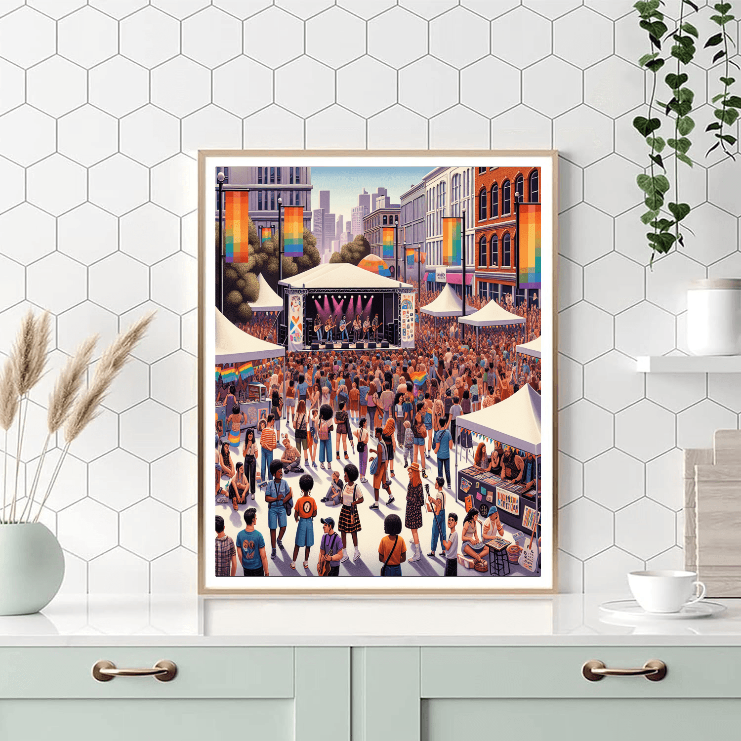 Harvey Milk Festival - Sarasota, Usa Paint By Color