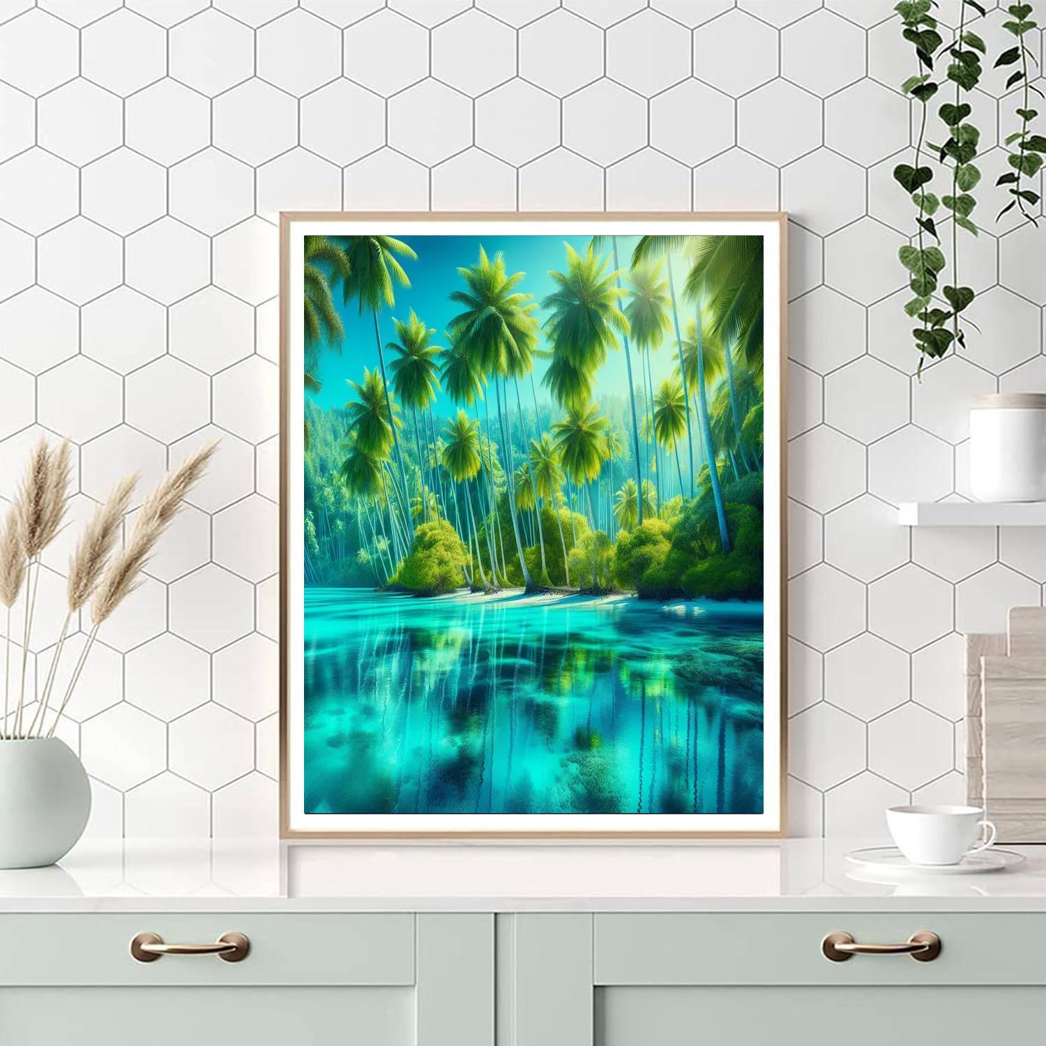 Tropical Breeze Tranquility Paint By Number