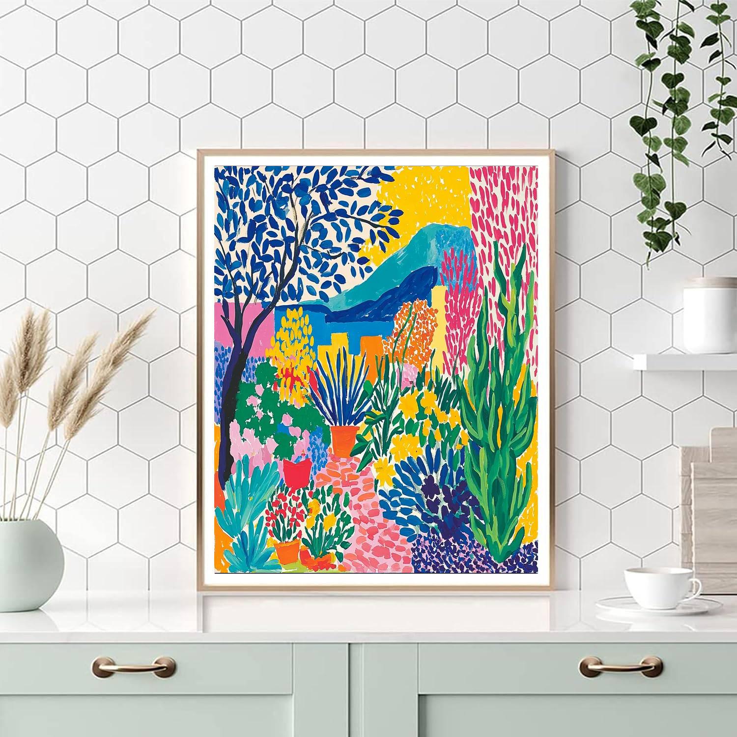 Henri Matisse Inspired City Garden  Paint By Number