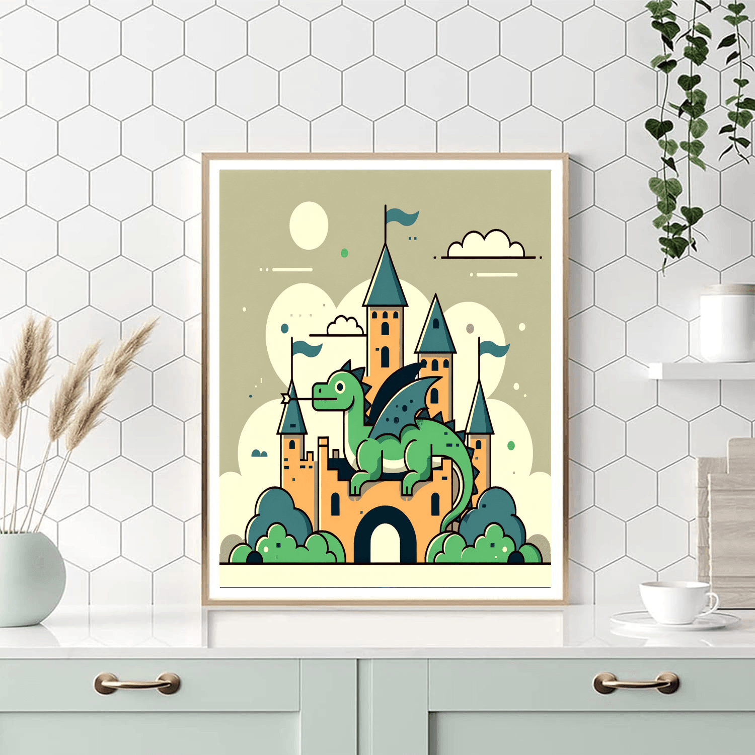 Fantasy Dragon's Kingdom Paint By Numbers Kits