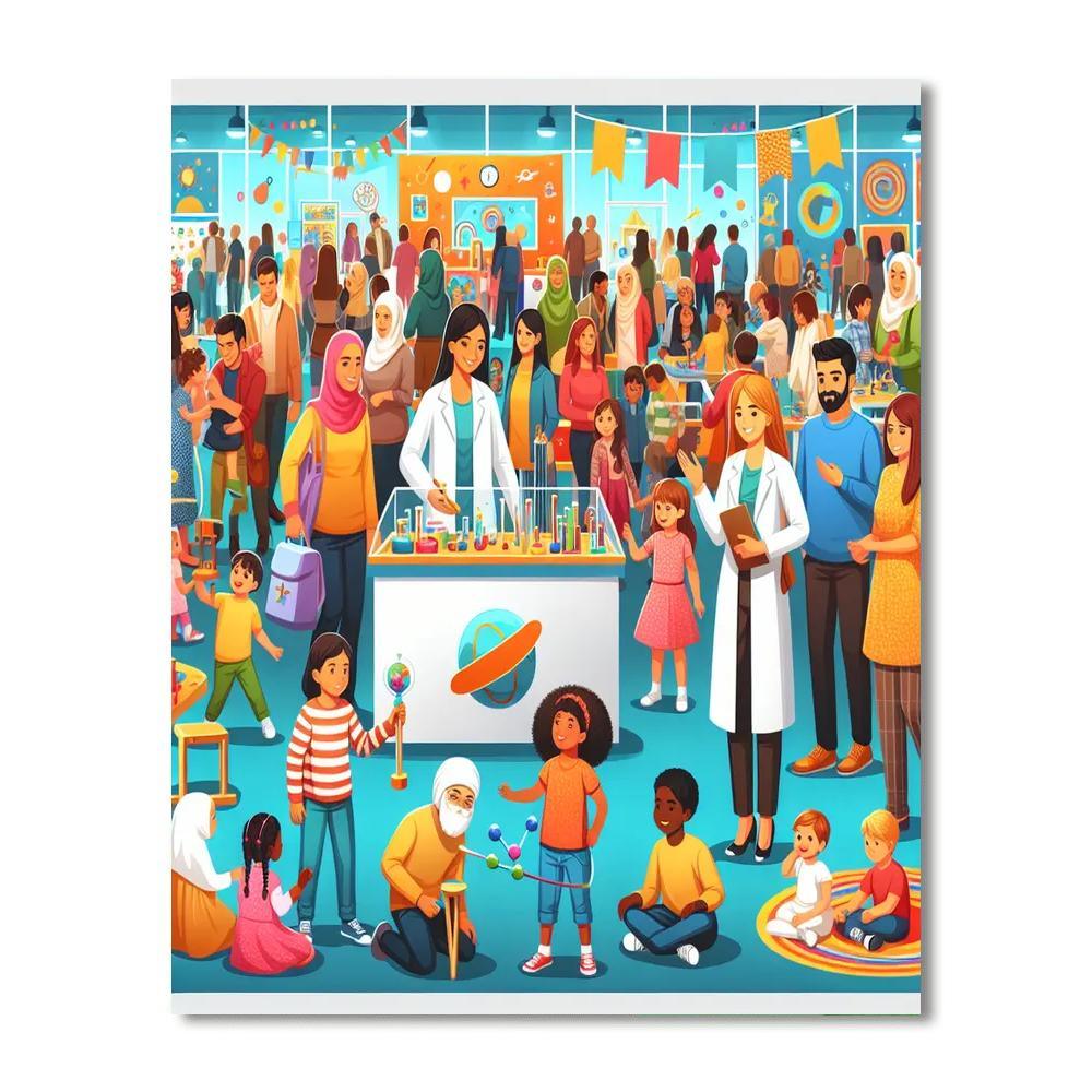 Glasgow Science Festival Paint By Number