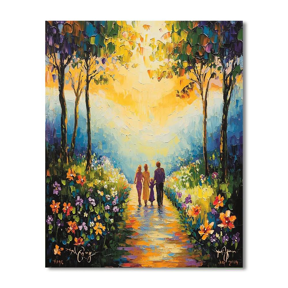 A Journey Of Hearts Number Painting