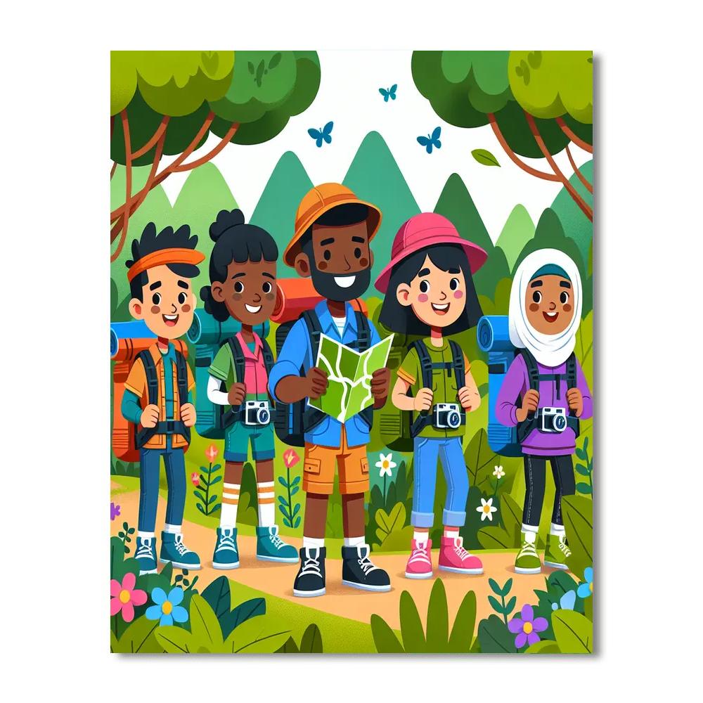 Happy Explorers Paint By Numbers