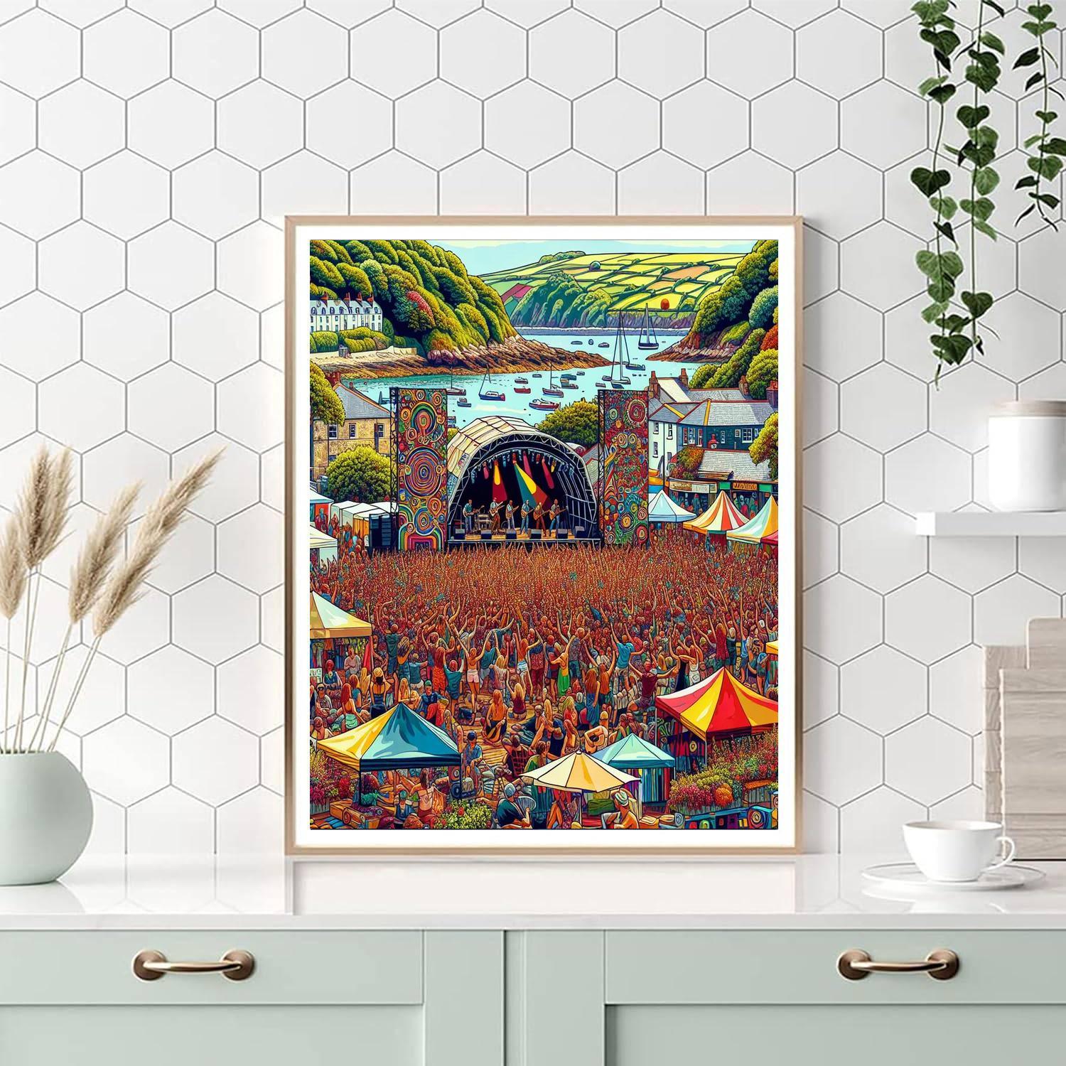 Splendour In The Grass - Byron Bay, Australia Paint By Color