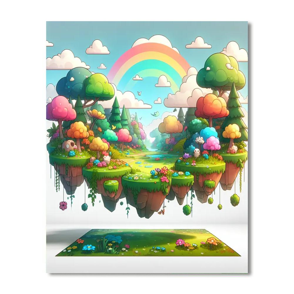 Imaginative Skyland Journey Painting Number Kit