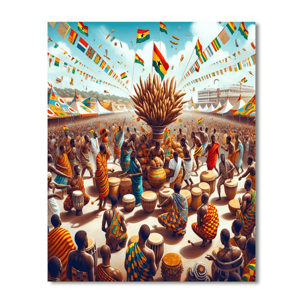 New Yam Festival - Accra, Ghana Paint By Number