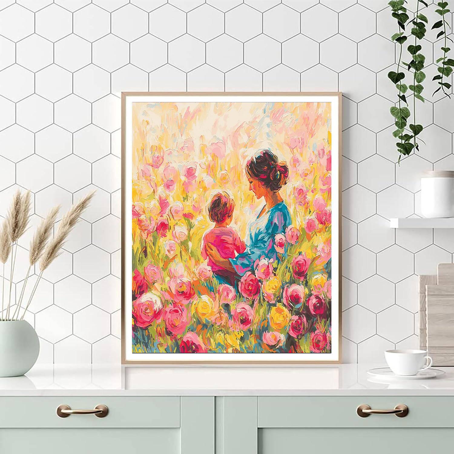 Love In Bloom Numbered Painting Kits