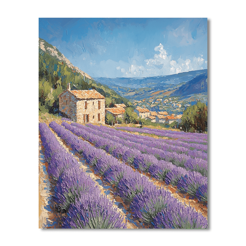 Lavender Fields - Provence Paint By Numbers