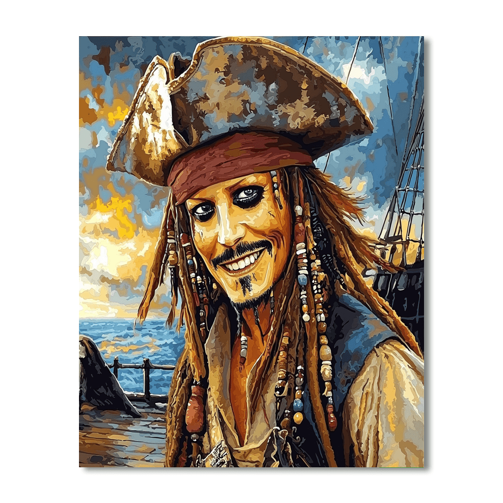 Johnny Depp: Navigating The Depths Of Creative Chaos Paint By Numbers Kits