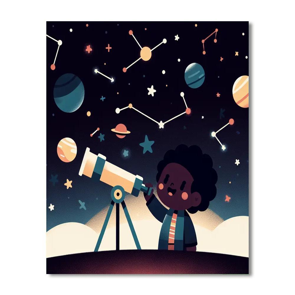 Starry Sky Adventure Paint By Numbers Kits