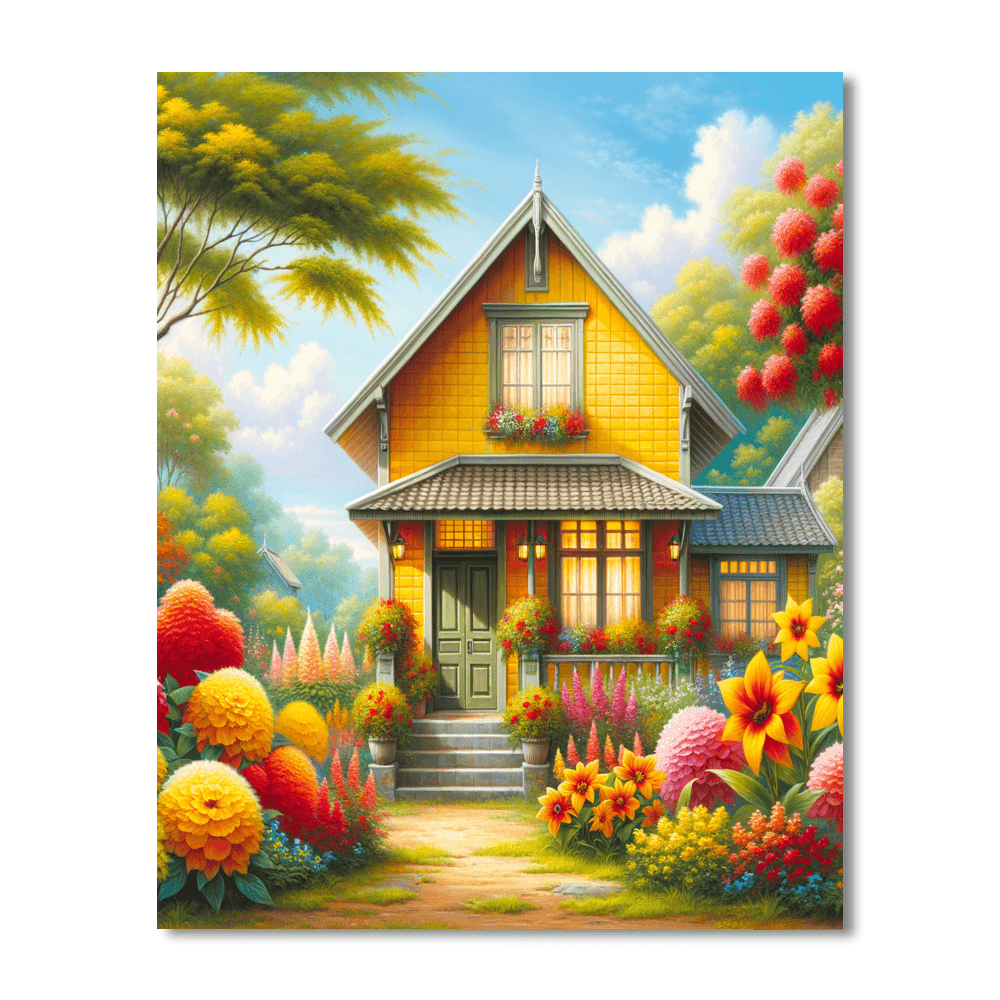 Cottage Comfort Numbered Painting Kits