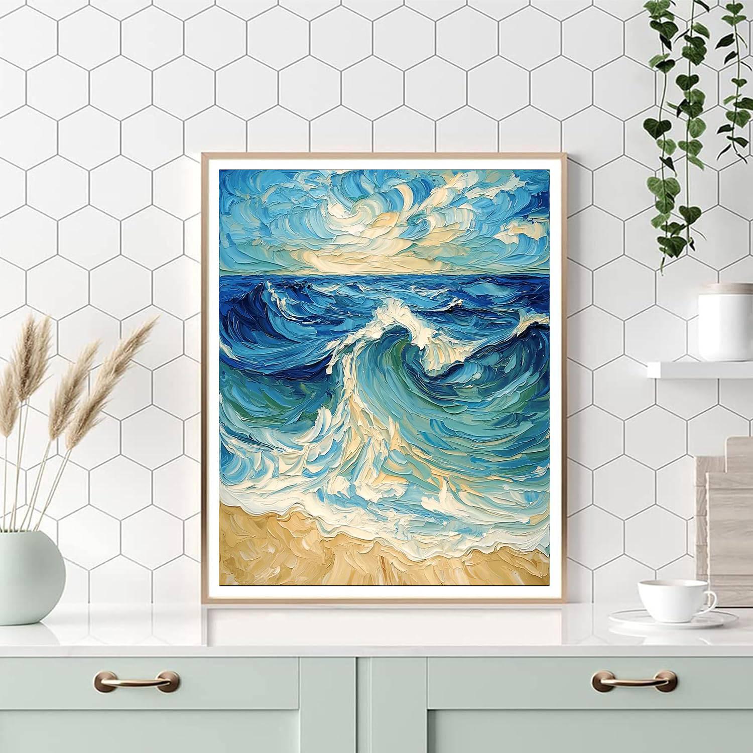 Edgar Degas Inspired Harmony Of Tides  Paint By Numbers Art