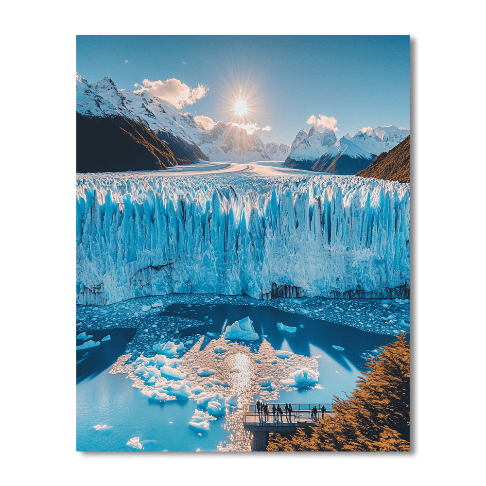 Perito Moreno Glacier - Argentina Numbered Painting Kits